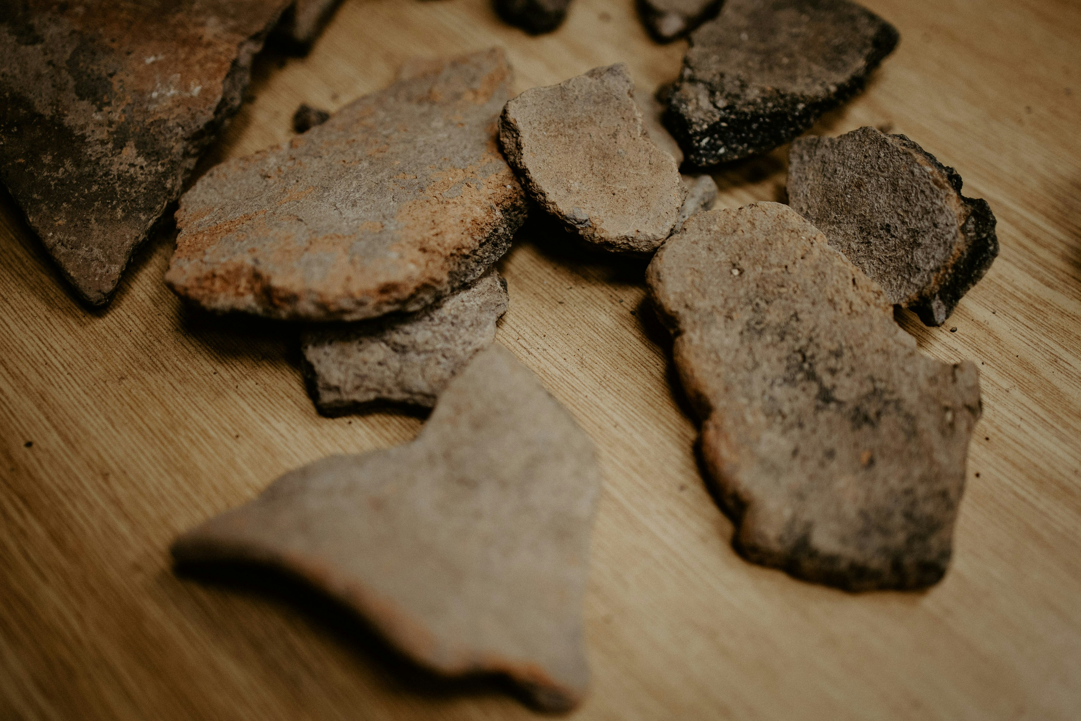 brown cookies on brown wooden table